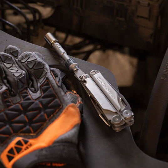 Translation missing: de.Ratchet driver in the bit driver of the Leatherman Wave