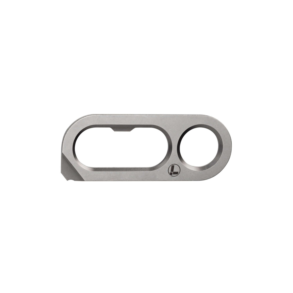 Translation missing: de.Leatherman OPNR from the front showing the milled details that are the function of the tool