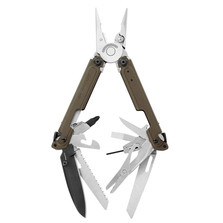 Translation missing: de.Leatherman ARC® Talos multi-tool opened showcasing the many tools and features included