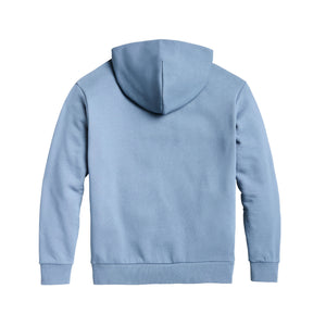 Translation missing: de.Back of the blue Leatherman classic logo pullover hoodie