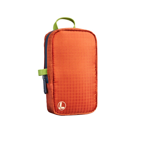 Translation missing: de.Aurora Leatherman tool pouch with grid texture, front zipper, and green loop handle