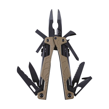 Coyote Tan OHT open in fanned position
