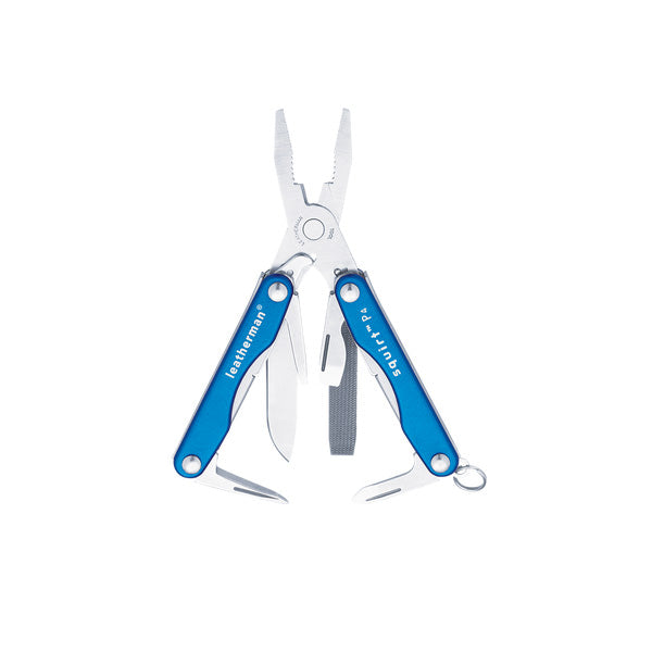 Leatherman Squirt P4 mini keychain multi-tool in Blue